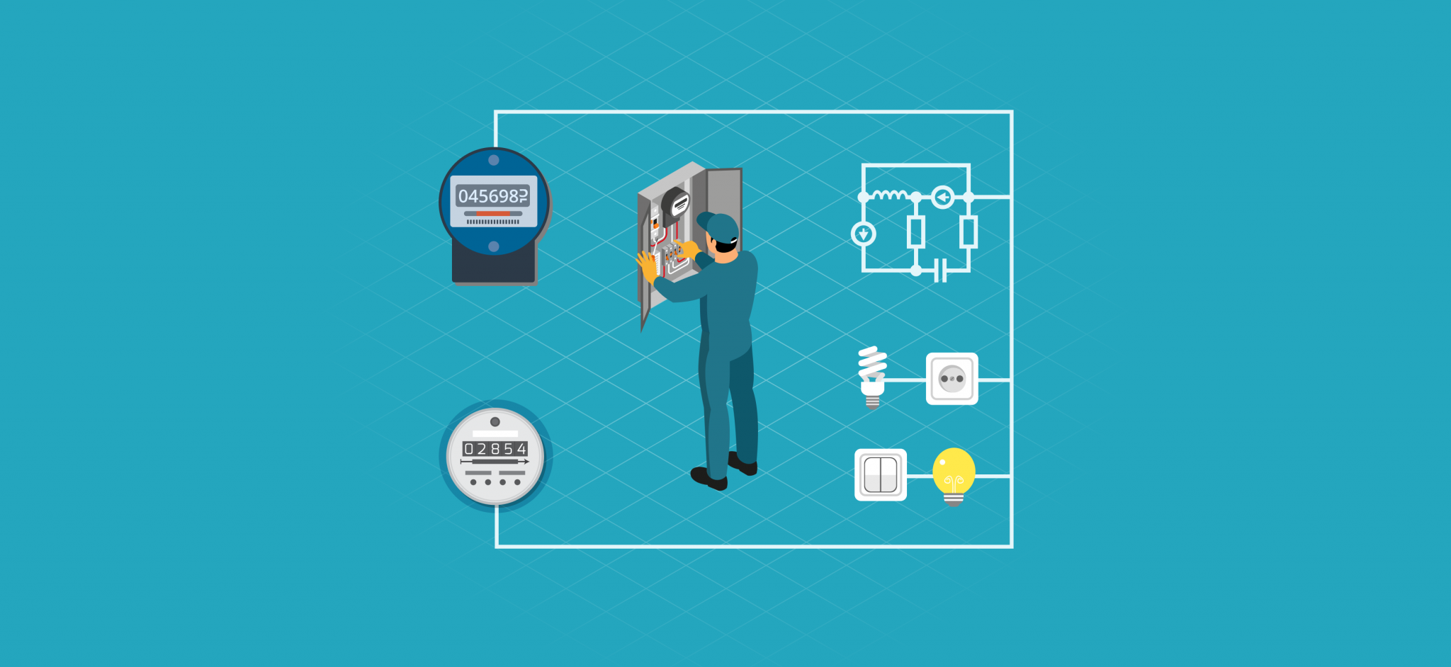 Схема замены и эксплуатации счётчиков электроэнергии