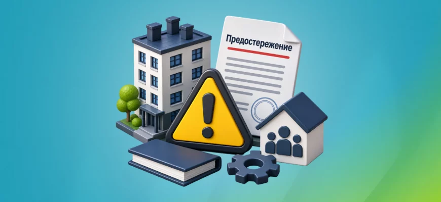 Предостережение ГЖИ для УК и ТСЖ