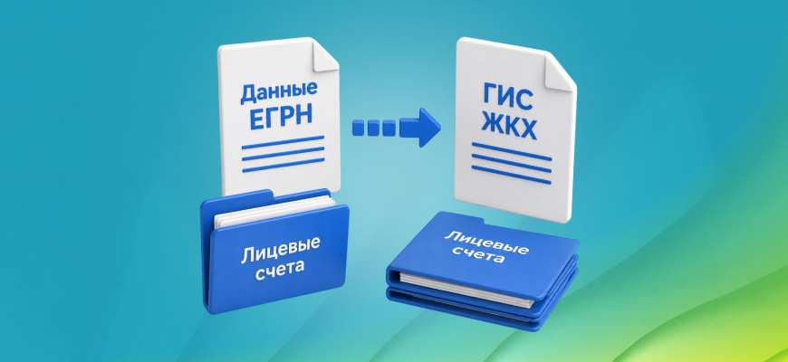 Передача данных ЕГРН в ГИС ЖКХ
