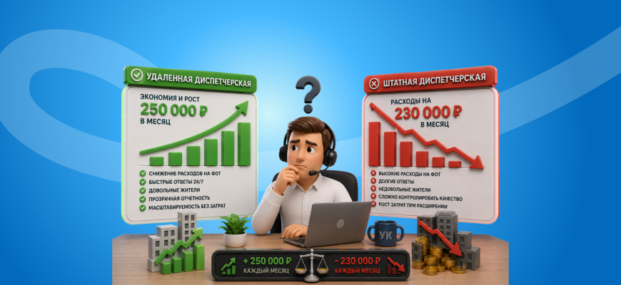 Как УК теряют на диспетчерской 200 000 рублей ежемесячно