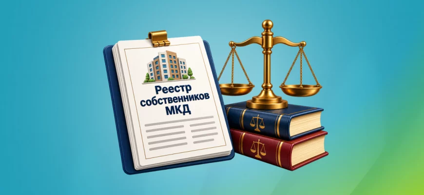 Реестр собственников МКД для управляющей компании и проведения ОСС